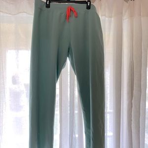 FIGS Livingston basic scrub pants color JADE